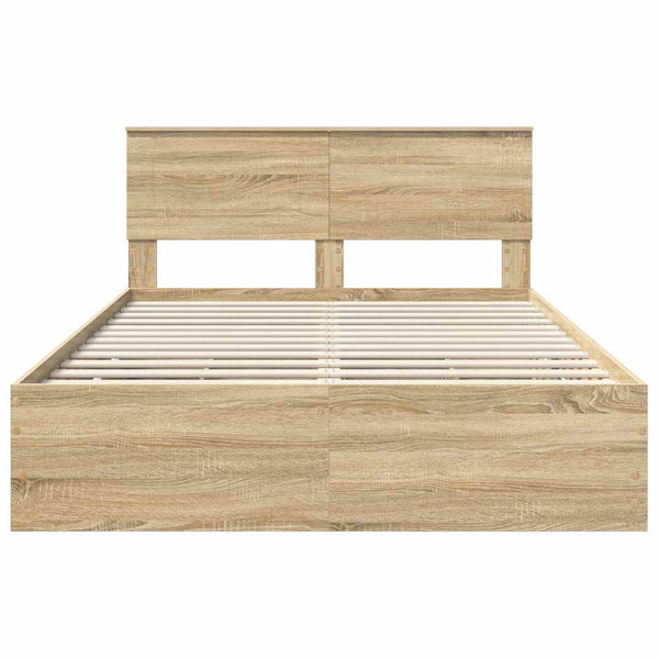 Bettrahmen Sonoma Eiche 140x190 cm