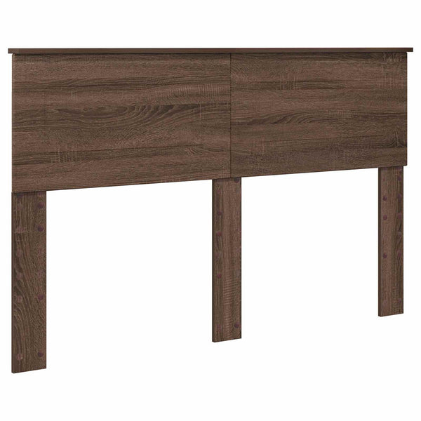 Bettrahmen 140x190 Braun Eiche Holzwerkstoff