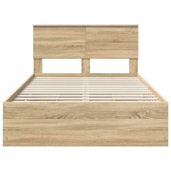 Bettrahmen Sonoma Eiche 120x190 cm