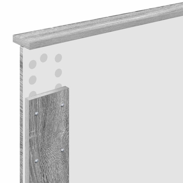 Bettrahmen 100x200 cm Graues Sonoma Holz