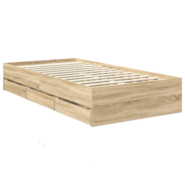 Bettrahmen Sonoma Eiche 90x190 cm