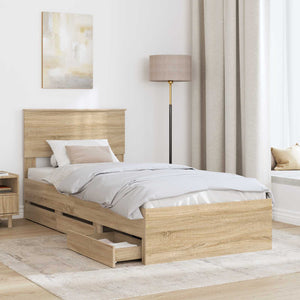 Bettrahmen Sonoma Eiche 90x200 cm