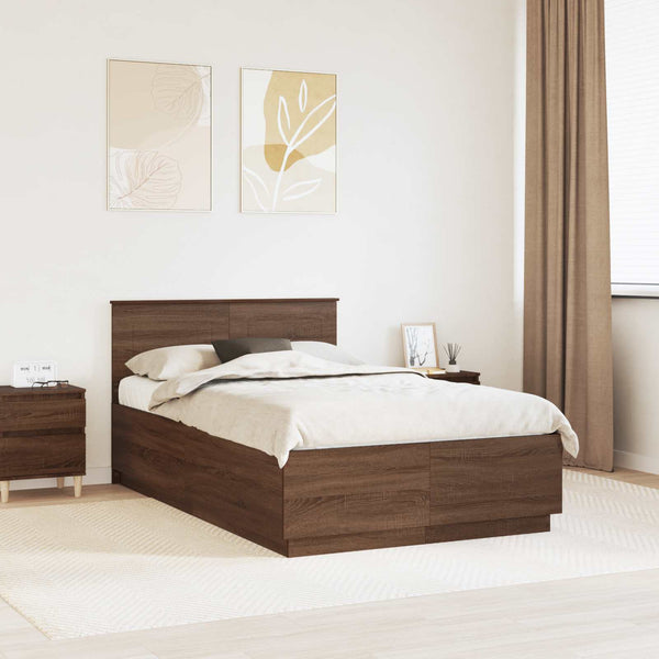 Bettrahmen Eiche 120x190 cm mit LED