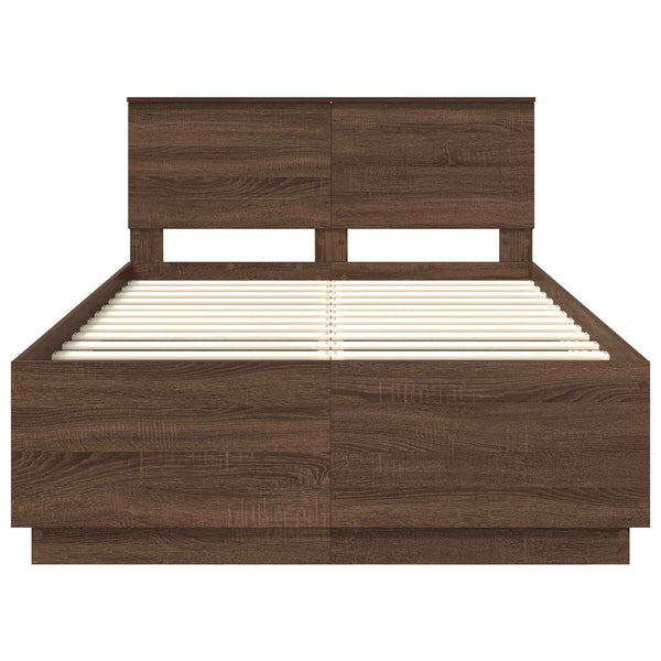 Bettrahmen Eiche 120x190 cm mit LED