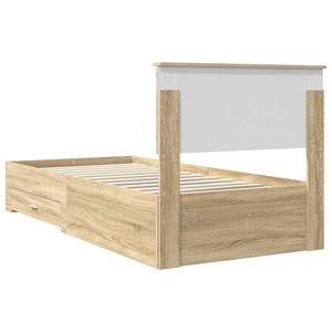 Bettrahmen Sonoma Eiche 75x190 cm