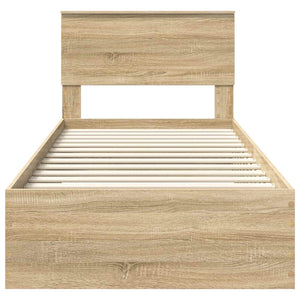 Bettrahmen Sonoma Eiche 75x190 cm
