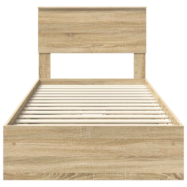 Sonoma Eiche Stauraumbett 90x200 cm
