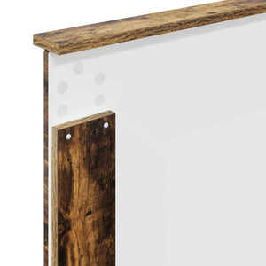 Tagesbett 90x190 cm Geräucherte Eiche/Schwarz