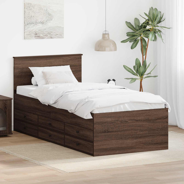 Tagesbett Braun Eiche 75x190 cm