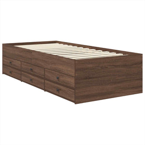 Tagesbett Braun Eiche 75x190 cm