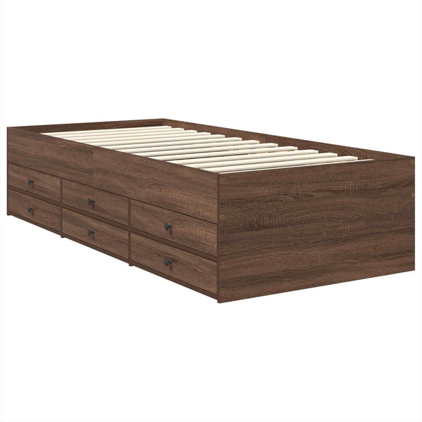 Tagesbett Braun Eiche 75x190 cm