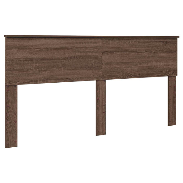 Bettrahmen 200x200 Braun Eiche Holzwerkstoff