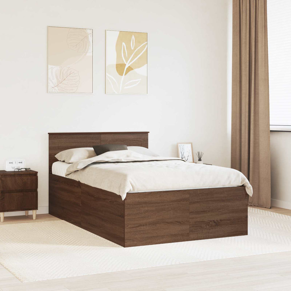 Bettrahmen 120x200 Braun Eiche
