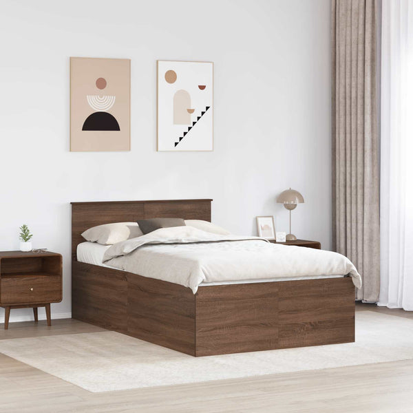 Bettrahmen 120x200 Braun Eiche
