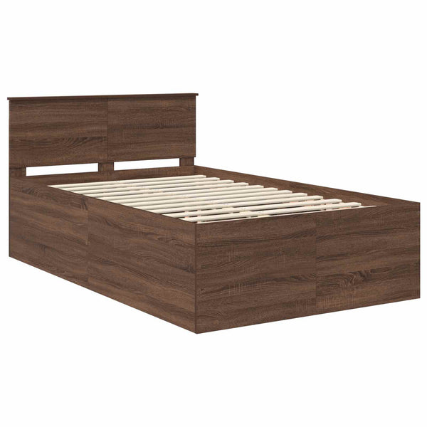 Bettrahmen 120x200 Braun Eiche