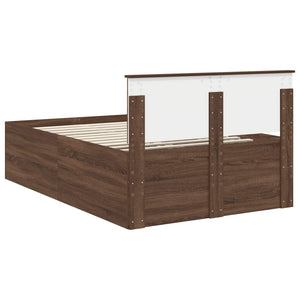 Bettrahmen 120x200 Braun Eiche