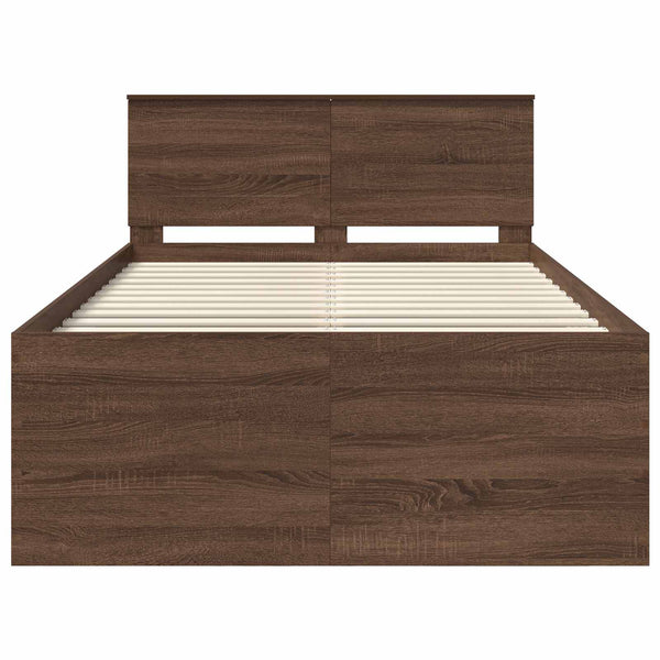 Bettrahmen 120x200 Braun Eiche