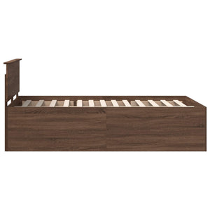 Bettrahmen 120x200 Braun Eiche
