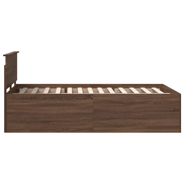 Bettrahmen 120x200 Braun Eiche