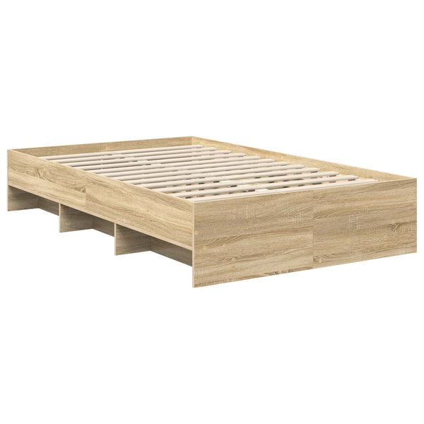Bettrahmen Sonoma-Eiche 120x123 cm