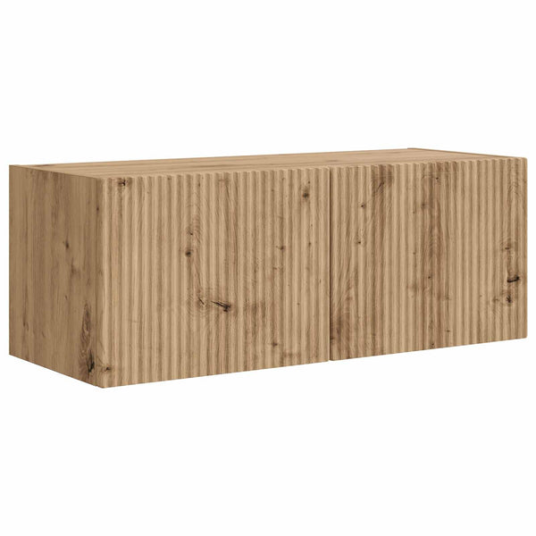 TV-Wandregal Set, Artisan-Eiche, 4-teilig
