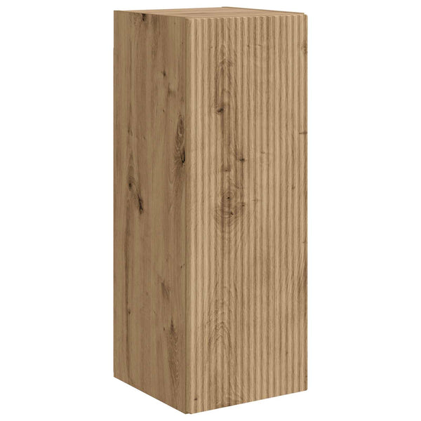 TV-Wandregal Set, Artisan-Eiche, 4-teilig