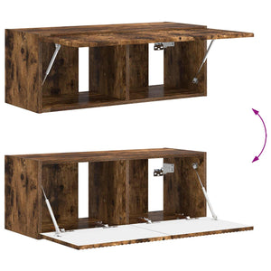 TV-Schrank Set 3-teilig Geräucherte Eiche