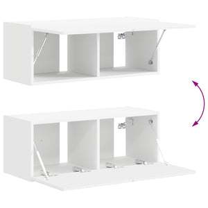 TV-Schrankset Wandmontage Weiß