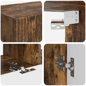TV-Schrank Set 6-teilig Geräucherte Eiche