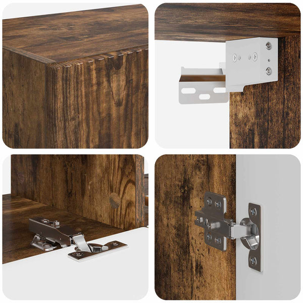TV-Schrank Set 6-teilig Geräucherte Eiche