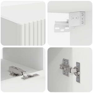 TV-Schrank Set 5-teilig Weiß
