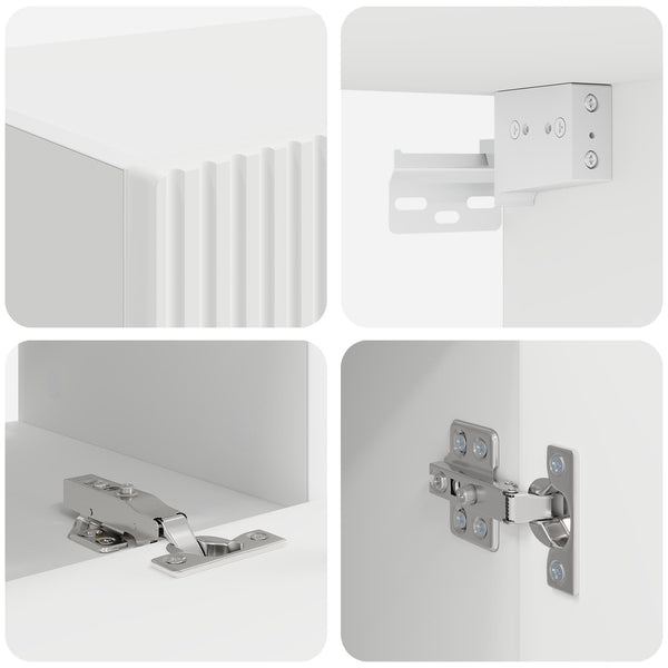 TV-Schrank Set 5-teilig Weiß