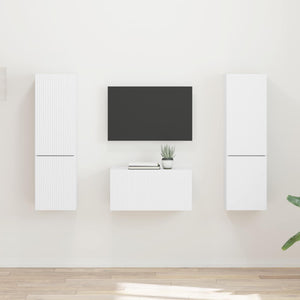 TV-Schrank Set 5-teilig Weiß