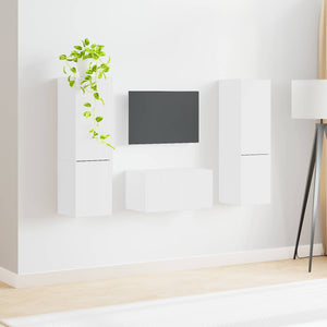 TV-Schrank Set 5-teilig Weiß