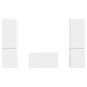 TV-Schrank Set 5-teilig Weiß