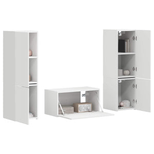 TV-Schrank Set 5-teilig Weiß