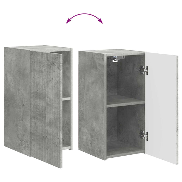TV-Schrank Set Beton Grau 5-teilig