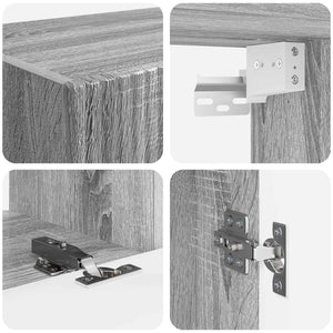 TV-Schrank Set 5-teilig Grau Sonoma