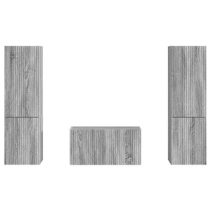 TV-Schrank Set 5-teilig Grau Sonoma