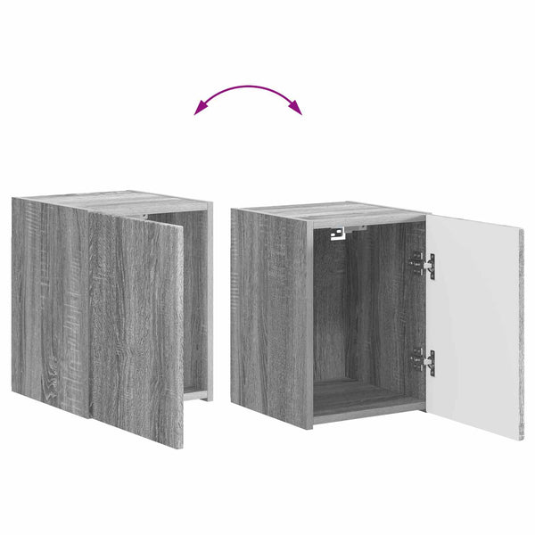 TV-Schrank Set 5-teilig Grau Sonoma