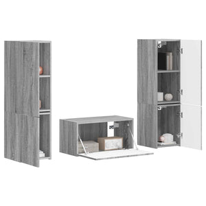 TV-Schrank Set 5-teilig Grau Sonoma