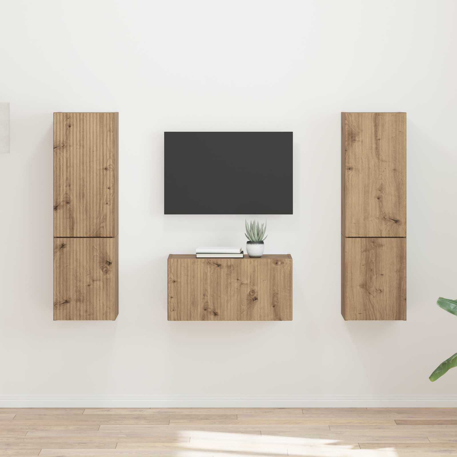 TV-Schrankset 5-teilig Artisan Eiche