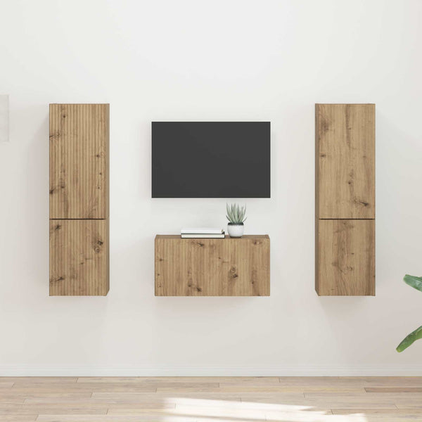 TV-Schrankset 5-teilig Artisan Eiche