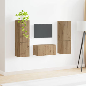 TV-Schrankset 5-teilig Artisan Eiche