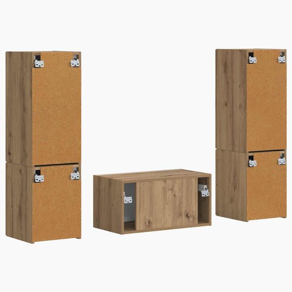 TV-Schrankset 5-teilig Artisan Eiche