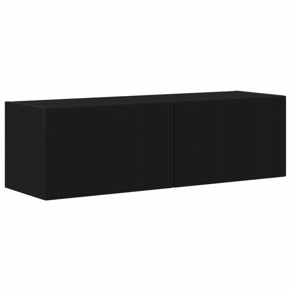 TV-Schrankset, 4-teilig, Schwarz
