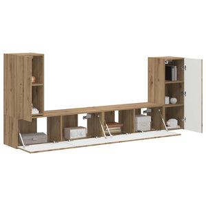 TV-Schrankset Artisan-Eiche 4-teilig