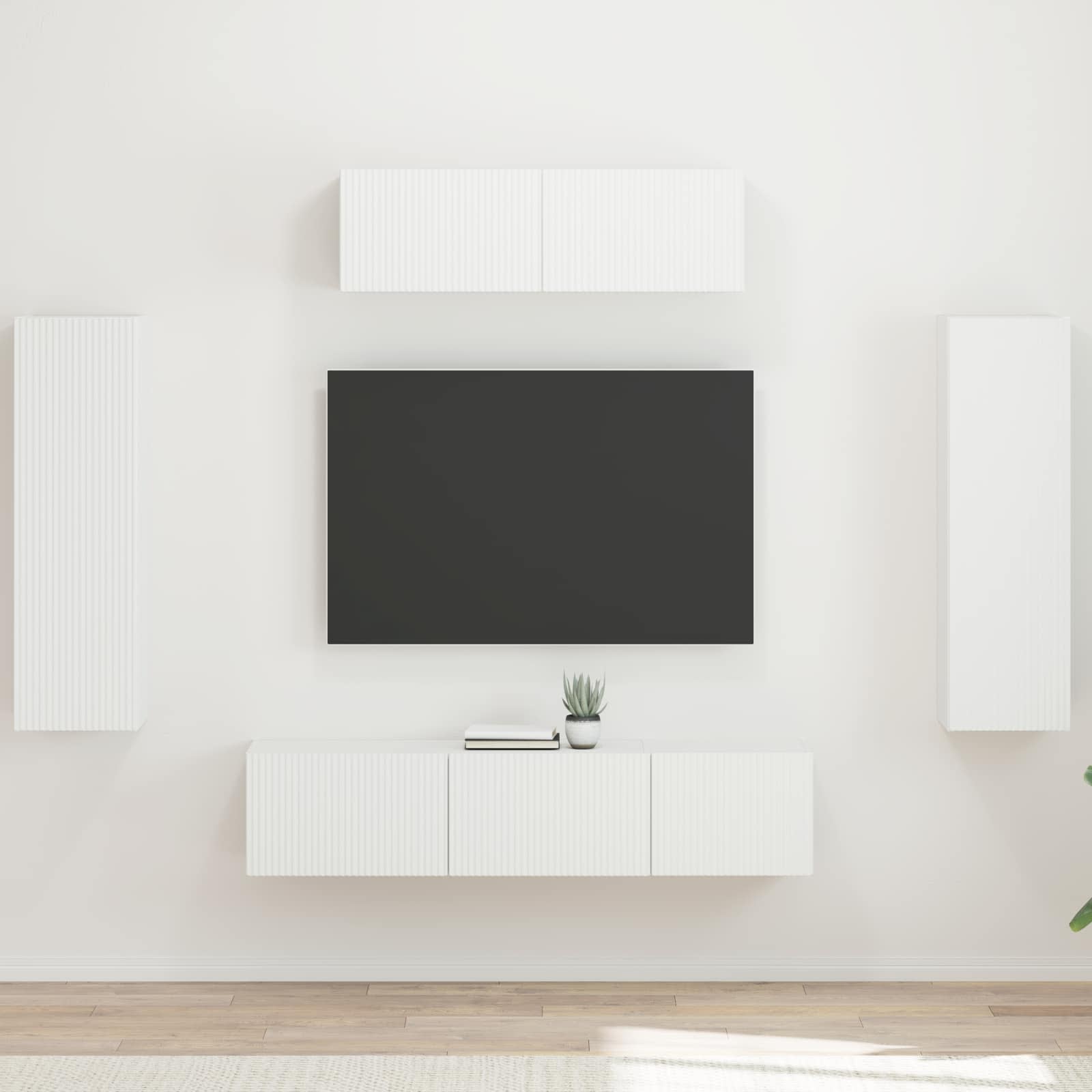 TV-Schrank 5er Set Weiß