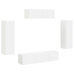 TV-Schrank 5er Set Weiß