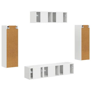 TV-Schrank 5er Set Weiß